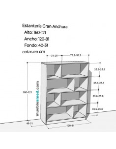 Estantería Gran Anchura....