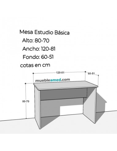 Mesa Estudio Básica